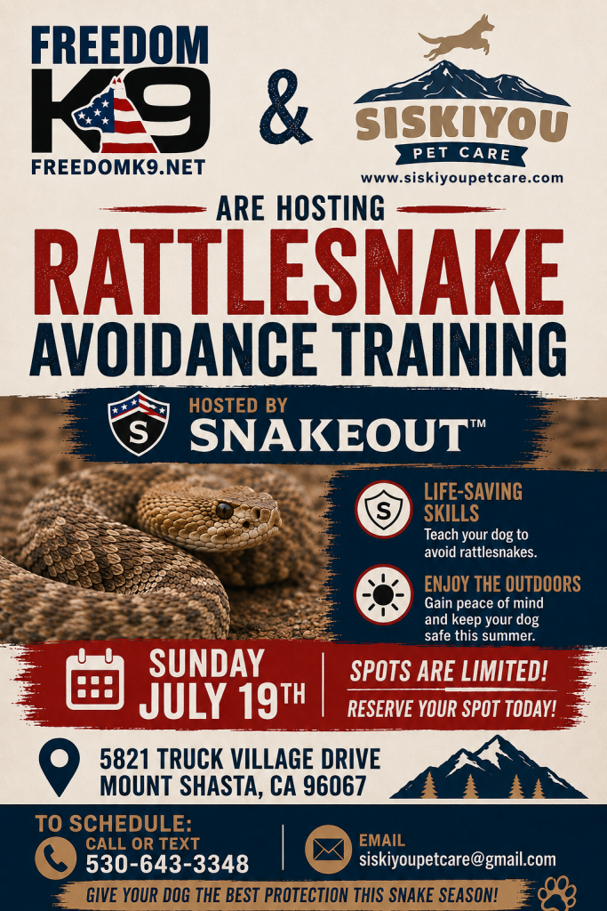 Rattlesnake Avoidance Training Hosted by Snakeout