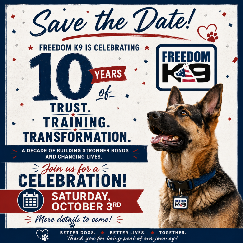 Freedom K9’s 10th Anniversary Celebration